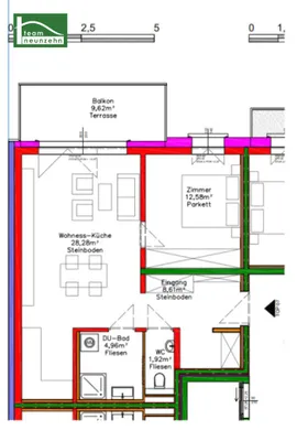 2-Zimmer-Wohnung kaufen in Tulln – 56,35 m², € 359.000 – Bild 21 von 21