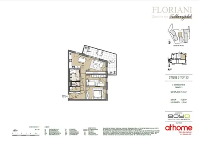 3-Zimmer-Wohnung kaufen in Tulln – 72,16 m², € 387.000 – Bild 29 von 29