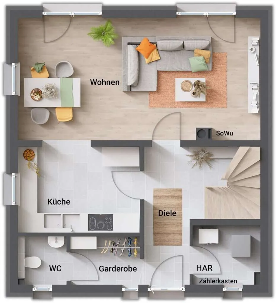 Haus – Kreuzstetten, Katastralgemeinde Niederkreuzstetten - Ansicht 2