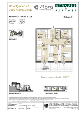 3-Zimmer-Wohnung mieten in Krems an der Donau – 69,78 m², € 1.199 – Bild 25 von 26