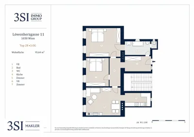 7-Zimmer-Wohnung kaufen in Wien – 207,94 m², € 1.040.000 – Bild 10 von 12