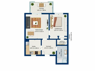 2-Zimmer-Wohnung kaufen in Villach – 51 m², € 217.000 – Bild 10 von 10