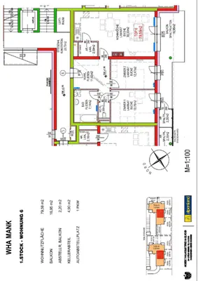 3-Zimmer-Wohnung mieten in Melk – 79,59 m², € 882 – Bild 7 von 7