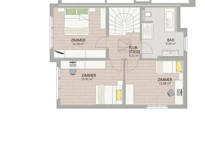 5-Zimmer-Haus kaufen in Wien – 118,94 m², € 849.900 – Bild 3 von 6