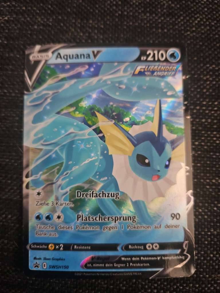 Pokemon Karte Aquana V,  5,- (3400 Klosterneuburg) - willhaben