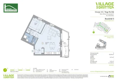 2-Zimmer-Wohnung mieten in Wien – 59,36 m², € 1.249 – Bild 20 von 20
