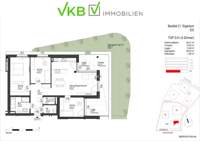 4-Zimmer-Wohnung kaufen in Wels-Land – 90,41 m², € 412.900 – Bild 7 von 7
