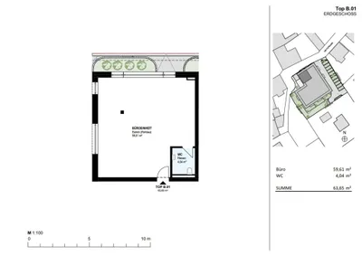 Gewerbeimmobilie kaufen in Kirchdorf an der Krems – 64 m², € 223.326 – Bild 3 von 11