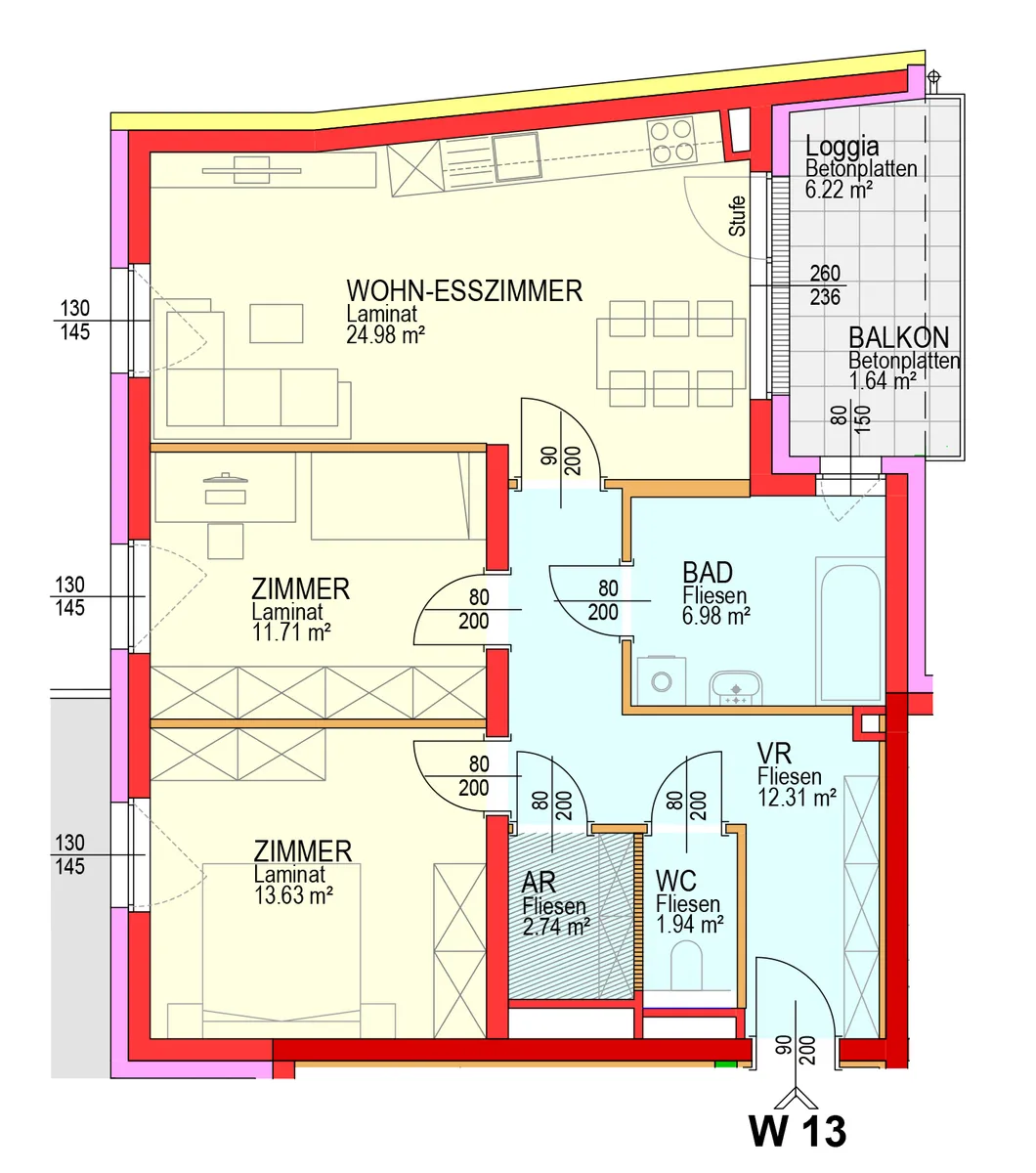 Wohnung – Oed-Oehling, Katastralgemeinde Oed Markt - Ansicht 2