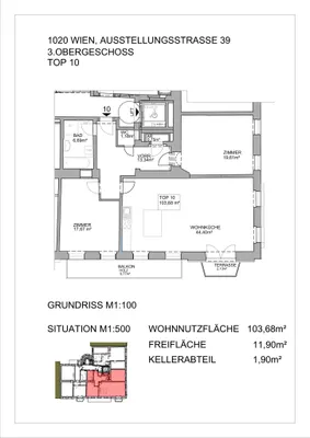 3-Zimmer-Wohnung kaufen in Wien – 104,28 m², € 869.000 – Bild 14 von 14