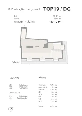 3-Zimmer-Gewerbeimmobilie mieten in Wien – 146 m², € 3.637 – Bild 18 von 21