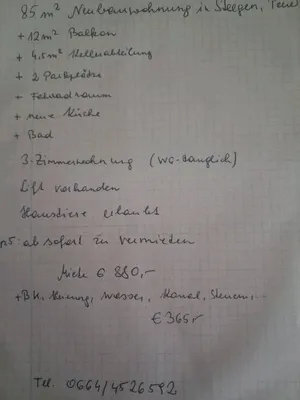 3-Zimmer-Wohnung mieten in Grieskirchen – 85 m², € 880 – Bild 3 von 3