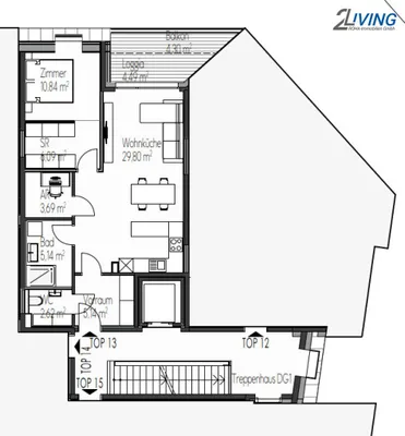 2-Zimmer-Wohnung kaufen in Wien – 63,32 m², € 329.000 – Bild 12 von 14