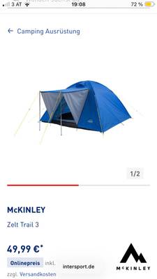 McKinley Zelt,  40,- (4654 Bad Wimsbach-Neydharting) - willhaben