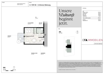 2-Zimmer-Wohnung kaufen in Innsbruck – 46,22 m², € 443.520 – Bild 3 von 3