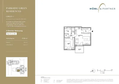 2-Zimmer-Wohnung kaufen in Wien – 57,83 m², € 495.000 – Bild 9 von 10