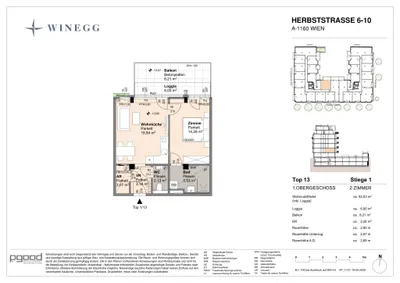 2-Zimmer-Wohnung kaufen in Wien – 45,83 m², € 326.600 – Bild 17 von 17