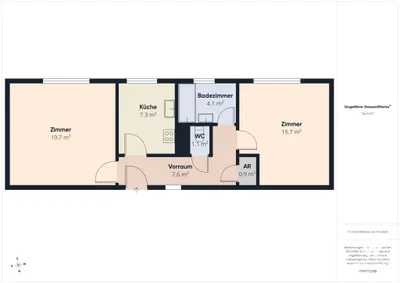 2-Zimmer-Wohnung kaufen in Leoben – 57 m², € 59.000 – Bild 18 von 18