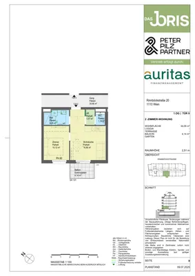 Wohnung kaufen in Wien – 34,09 m², € 225.300 – Bild 5 von 5