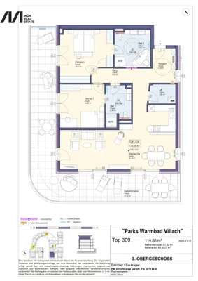 3-Zimmer-Wohnung kaufen in Villach – 114,88 m², € 977.000 – Bild 12 von 13