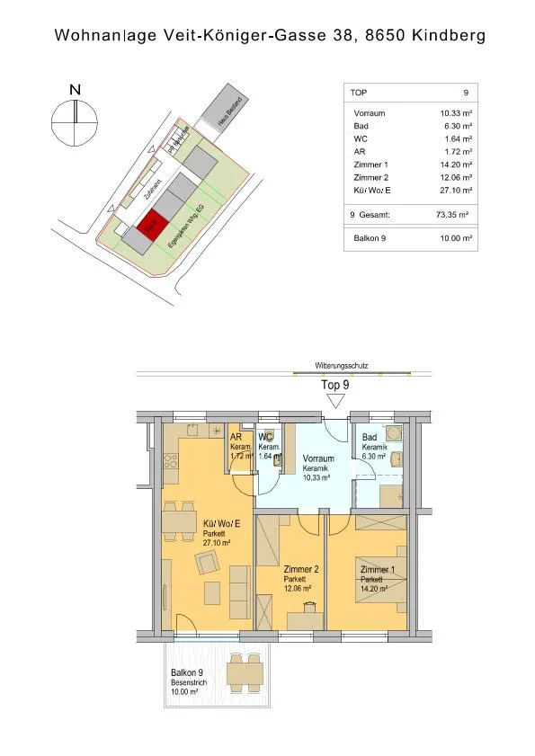 Wohnung – Sankt Bartholomä - Ansicht 2