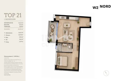 Immobilie kaufen in Wien – 41,14 m², € 223.153 – Bild 7 von 7