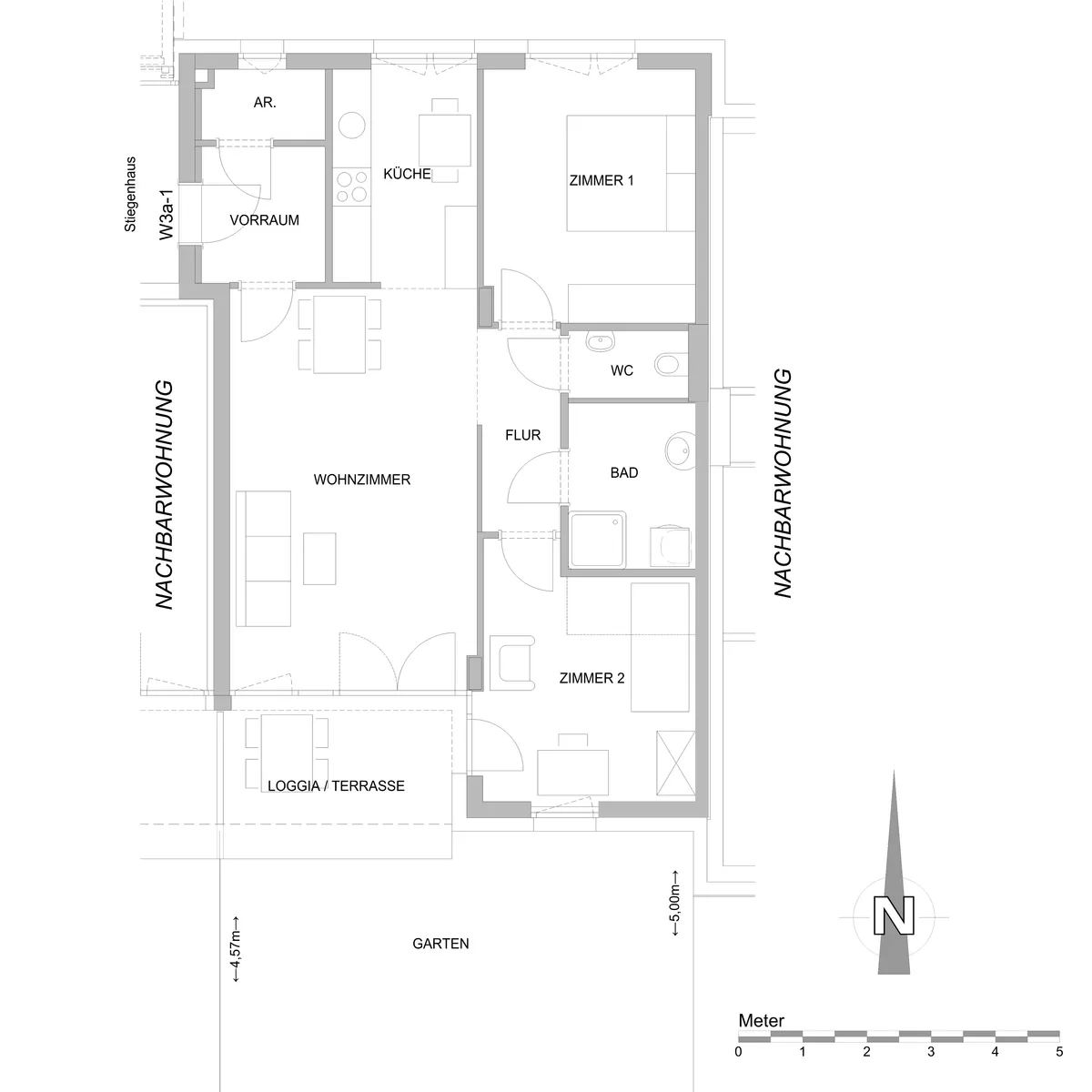 ERSTBEZUG - moderne, geförderte Mietwohnung mit Garten in St. Stefan im Rosental - Ansicht 2