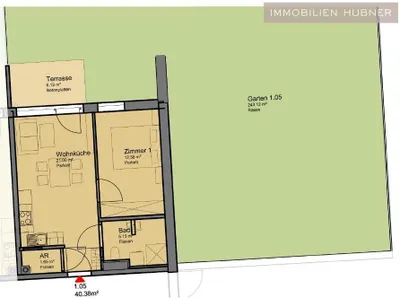 2-Zimmer-Wohnung mieten in Wiener Neustadt – 40,38 m², € 849 – Bild 7 von 10