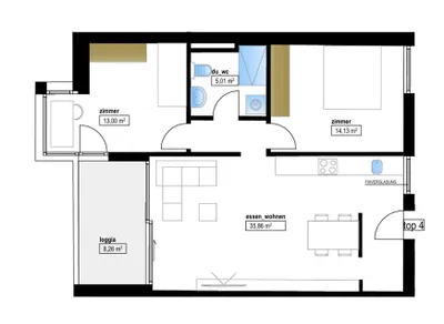 3-Zimmer-Wohnung kaufen in Innsbruck-Land – 68 m², € 448.000 – Bild 8 von 8