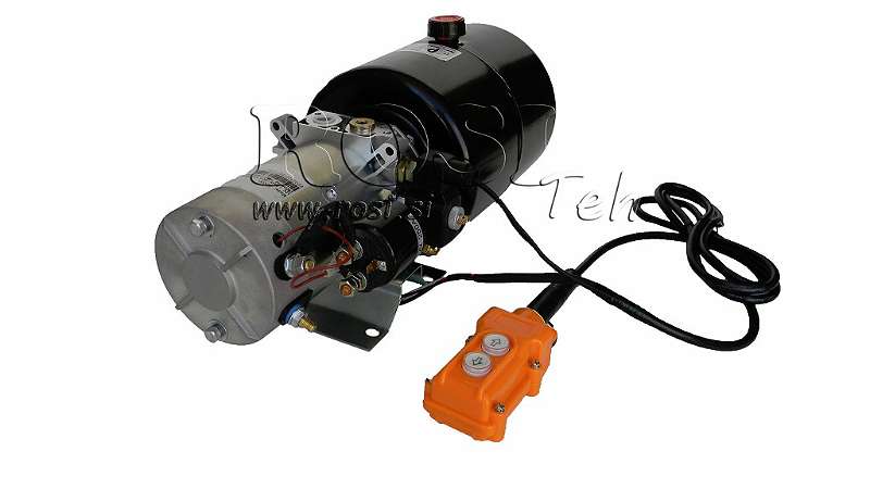 MINI HYDRAULIKAGGREGAT 230V AC (1,5 kW) - 5,8 cc - 8,2 lit/min - tank 6 lit  ROSI TEH