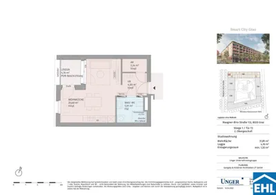 1-Zimmer-Wohnung mieten in Graz – 31,8 m², € 495 – Bild 20 von 20