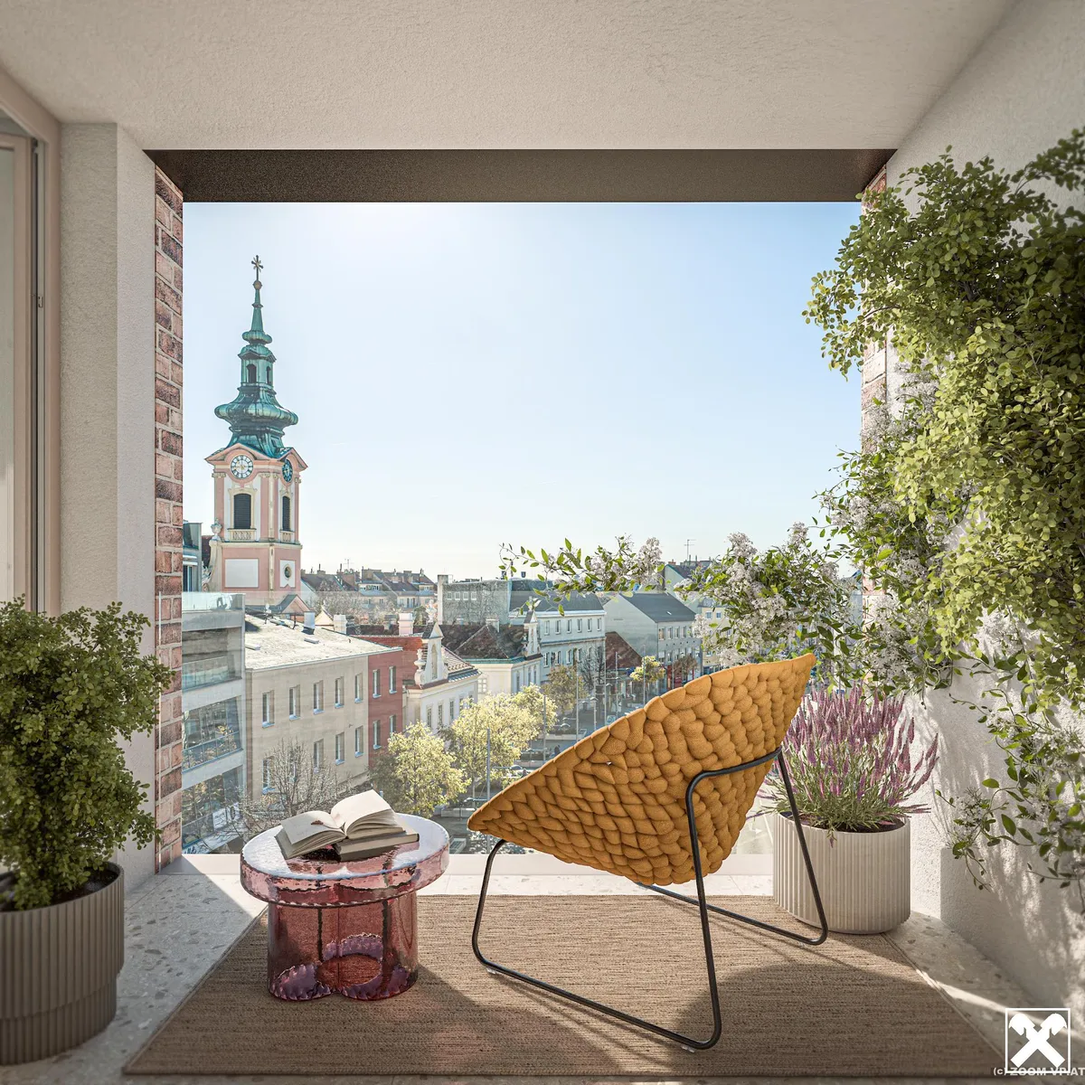 Ausgezeichnete 2-Zimmer-Wohnung mit Loggia