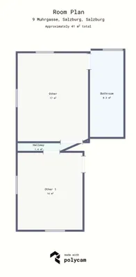 2-Zimmer-Wohnung mieten in Salzburg Stadt – 40 m², € 1.100 – Bild 3 von 18