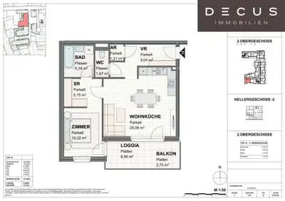 2-Zimmer-Wohnung mieten in Sankt Pölten – 57,45 m², € 949 – Bild 16 von 16