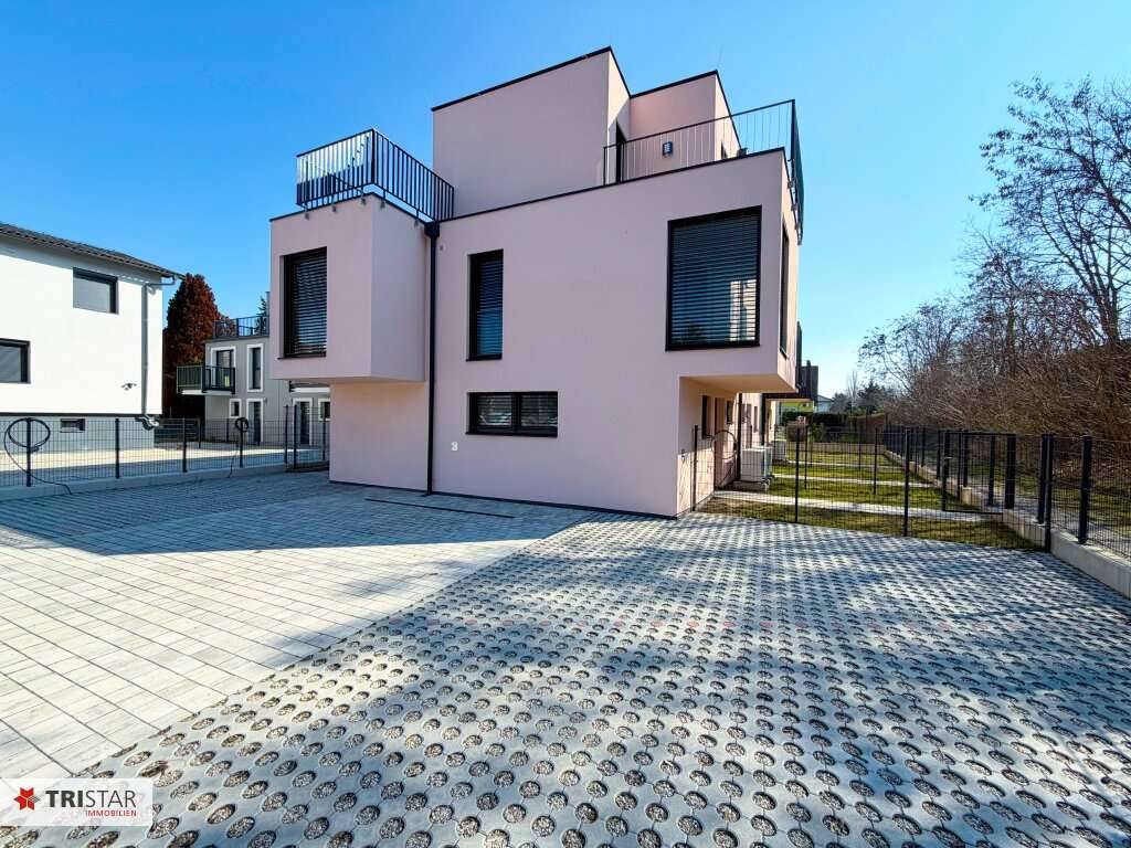 Neubau-Reihenhaus | 116,19 m² Wohnfläche | Terrasse, Balkon & Dachterrasse | EUR 499.000 - Ansicht 2