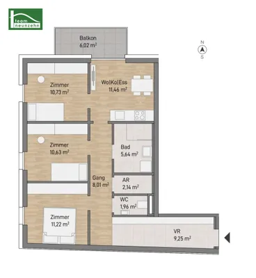 Immobilie kaufen in Graz – 71,04 m², € 357.509 – Bild 8 von 8