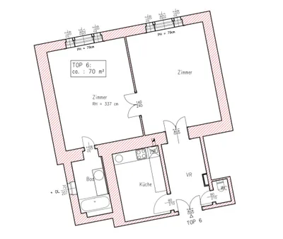 2-Zimmer-Wohnung mieten in Wien – 69,53 m², € 1.145 – Bild 10 von 10