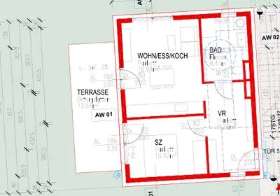2-Zimmer-Wohnung mieten in Graz – 43 m², € 768 – Bild 10 von 22