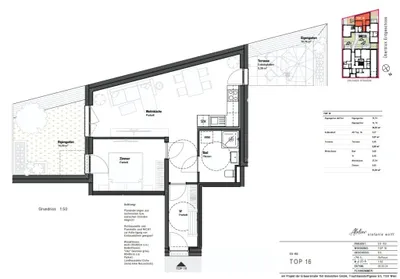 2-Zimmer-Wohnung kaufen in Wien – 51,64 m², € 357.000 – Bild 3 von 4