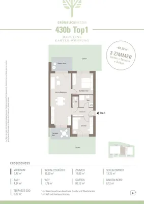 3-Zimmer-Wohnung kaufen in Graz – 68,5 m², € 290.000 – Bild 5 von 5