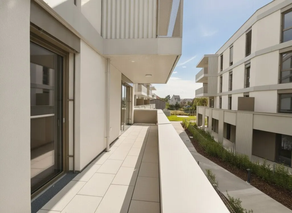 FLORIANI - Quartier am Tullnerfeld - PROVISIONSFREI - Für Sonnensuchende - 2 Zimmer mit West Balkon - Top Anbindung – pohled 2