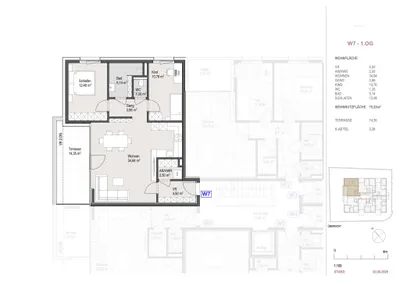 3-Zimmer-Wohnung kaufen in Salzburg Stadt – 74,26 m², € 599.000 – Bild 7 von 7