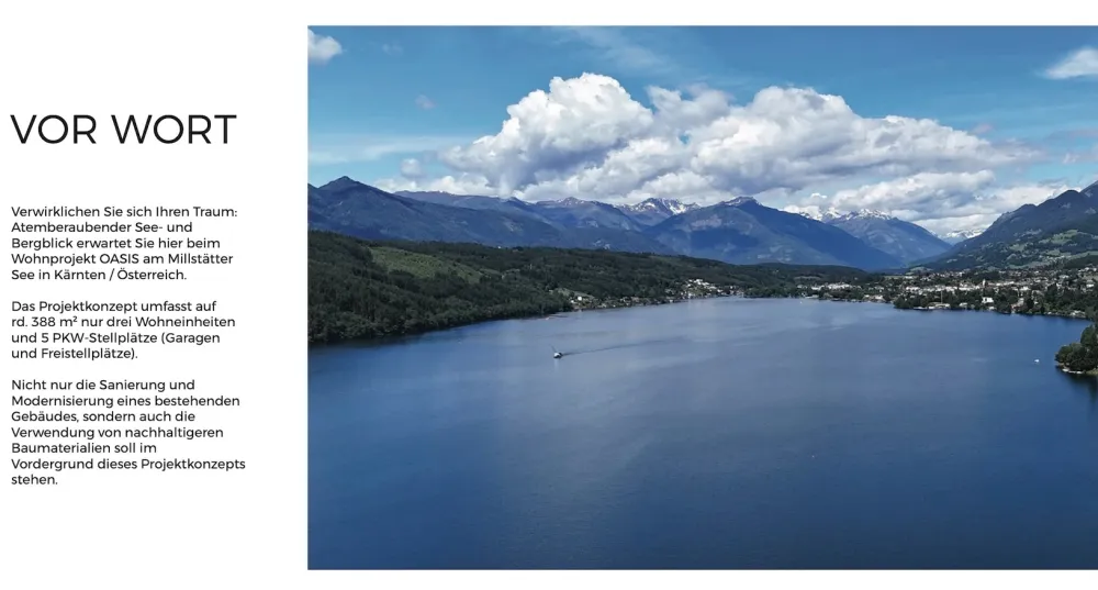 Nachhaltiges Immobilieneigentum in Millstatt am See! TOP 1. - Familien-Suite - Ansicht 2