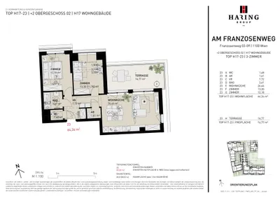 3-Zimmer-Wohnung kaufen in Wien – 64,89 m², € 457.500 – Bild 10 von 10