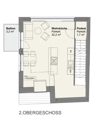 Haus kaufen in Korneuburg – 70 m², € 88.000 – Bild 6 von 8