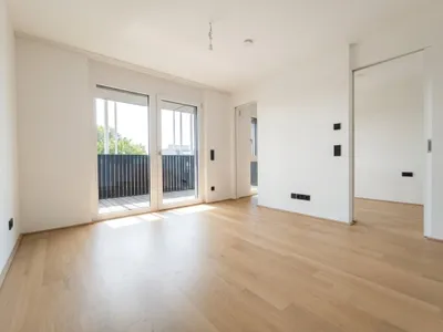 Pauschalmiete inklusive Warmwasser, Heizung & Kühlung - Moderne 2-Zimmer-Wohnung mit großzügigem Balkon und stilvoller Ausstattung