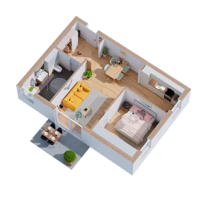 2-Zimmer-Wohnung kaufen in Perg – 48,81 m², € 202.532 – Bild 11 von 12