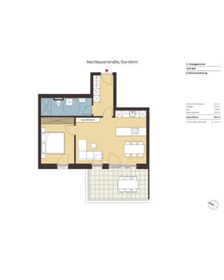 2-Zimmer-Wohnung kaufen in Dornbirn – 53,45 m², € 459.000 – Bild 6 von 6