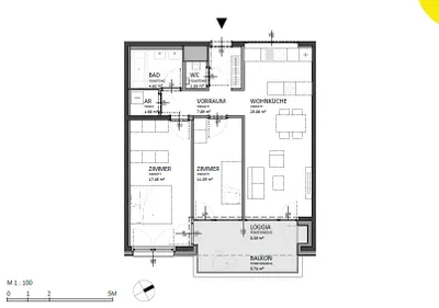 3-Zimmer-Wohnung kaufen in Wien – 78,22 m², € 486.000 – Bild 8 von 9
