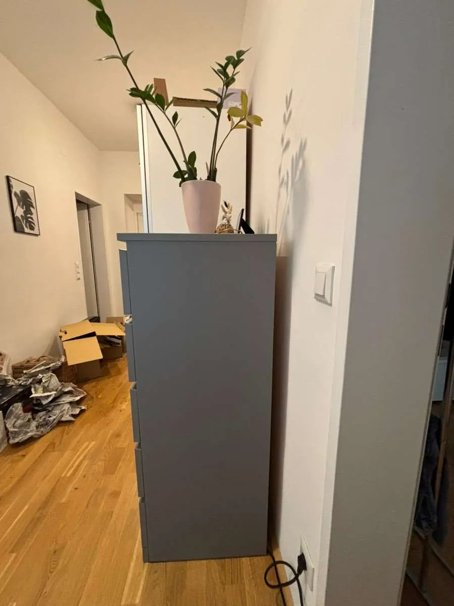 IKEA Malm Kommode Grau, 6 Laden, € 120,- (1150 Wien)